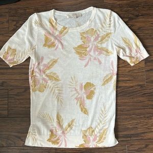 Loft short sleeve sweater top